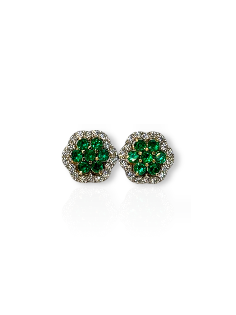 Cluster studs with detachable jackets