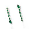 Mix match emerald earrings
