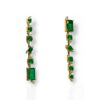 Mix match emerald earrings