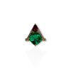 Colombian emerald & Burma ruby (no heat) ring