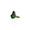 Colombian emerald & Burma ruby (no heat) ring