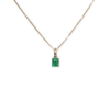 Classic emerald pendant