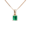 Classic emerald pendant