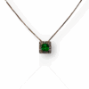 Emerald charm pendant