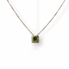 Emerald charm pendant