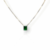 Classic emerald pendant