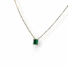 Classic emerald pendant