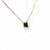 Classic emerald pendant