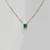 Classic emerald pendant