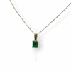 Classic emerald pendant