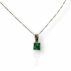 Classic emerald pendant