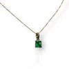 Classic emerald pendant