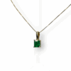 Classic emerald pendant