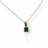 Classic emerald pendant