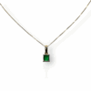 Classic emerald pendant