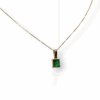 Classic emerald pendant