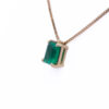 Classic emerald pendant