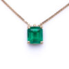 Classic emerald pendant