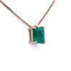 Classic emerald pendant