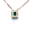 Classic emerald pendant