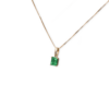 Classic emerald pendant