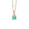 Classic emerald pendant