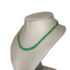 Important & exceptionally fine Colombian emerald tennis necklace 36.05 ct