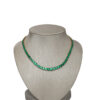 Important & exceptionally fine Colombian emerald tennis necklace 36.05 ct
