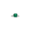 Investment quality ‘no oil’ Colombian emerald ring