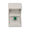 Important emerald cut Muzo region ring