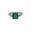 Chivor’s three stone emerald ring