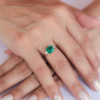 Chivor’s three stone emerald ring