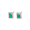 W & Y Mini studs with diamond halo