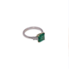 Chivor’s three stone emerald ring