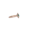 Classic Round Emerald Halo Ring