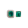 Very Fine Studs With Diamond Jackets