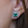 Very Fine Studs With Diamond Jackets