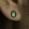 1.54 Cat’s eye cabochon studs
