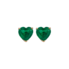 4.10 ct Heart shaped Studs