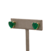 4.10 ct Heart shaped Studs