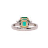 1.66 ct Classic 3 stone emerald ring