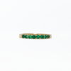 0.50 ct Semi Eternity emerald band