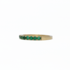 0.50 ct Semi Eternity emerald band